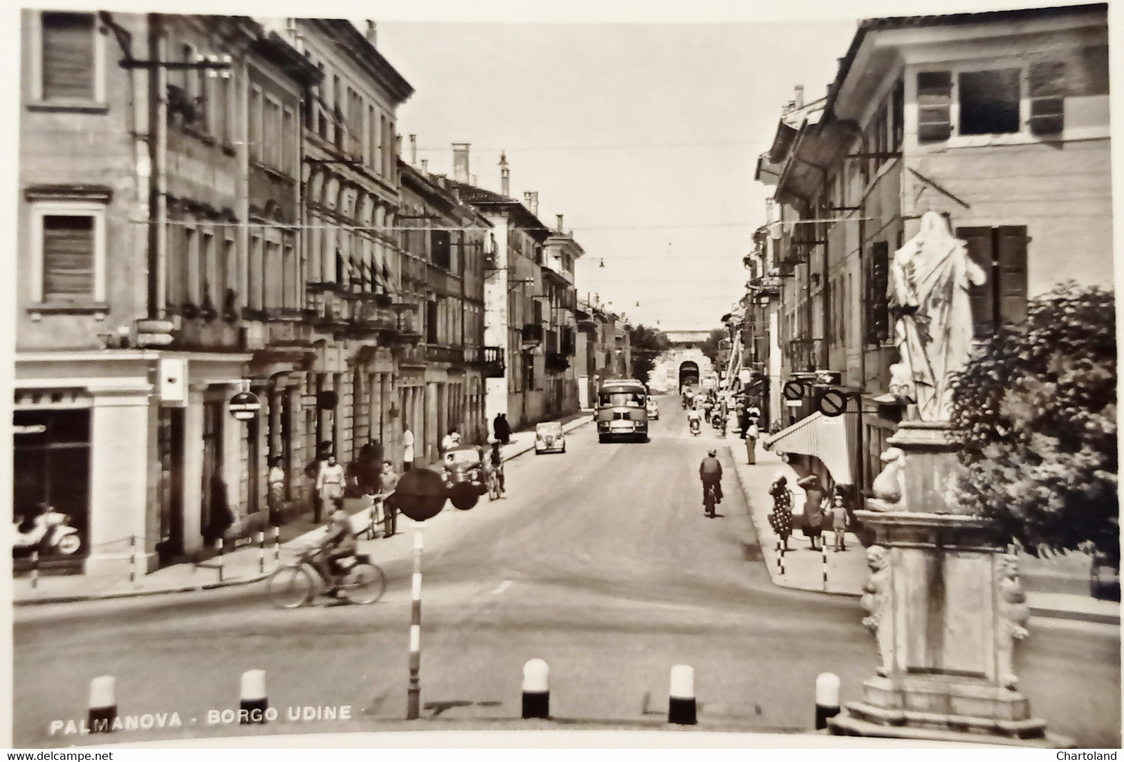 Cartolina - Palmanova ( Udine ) - Borgo Udine - 1956