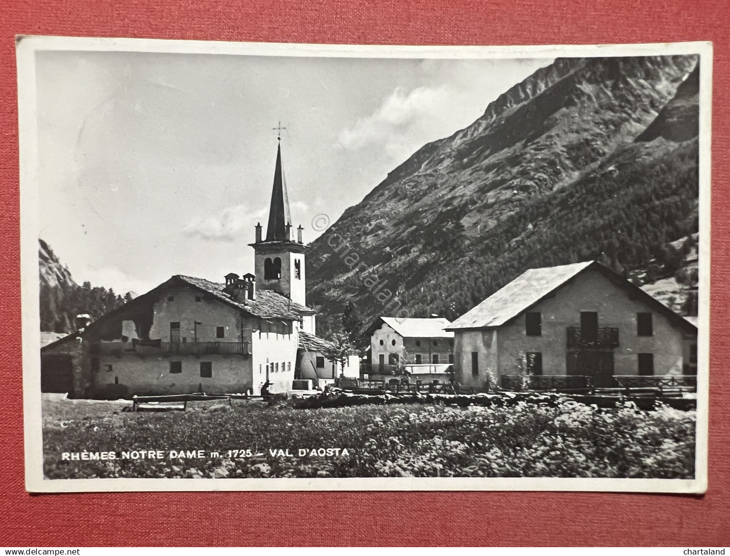 Cartolina - Rhèmes Notre Dame - Val d'Aosta - 1949