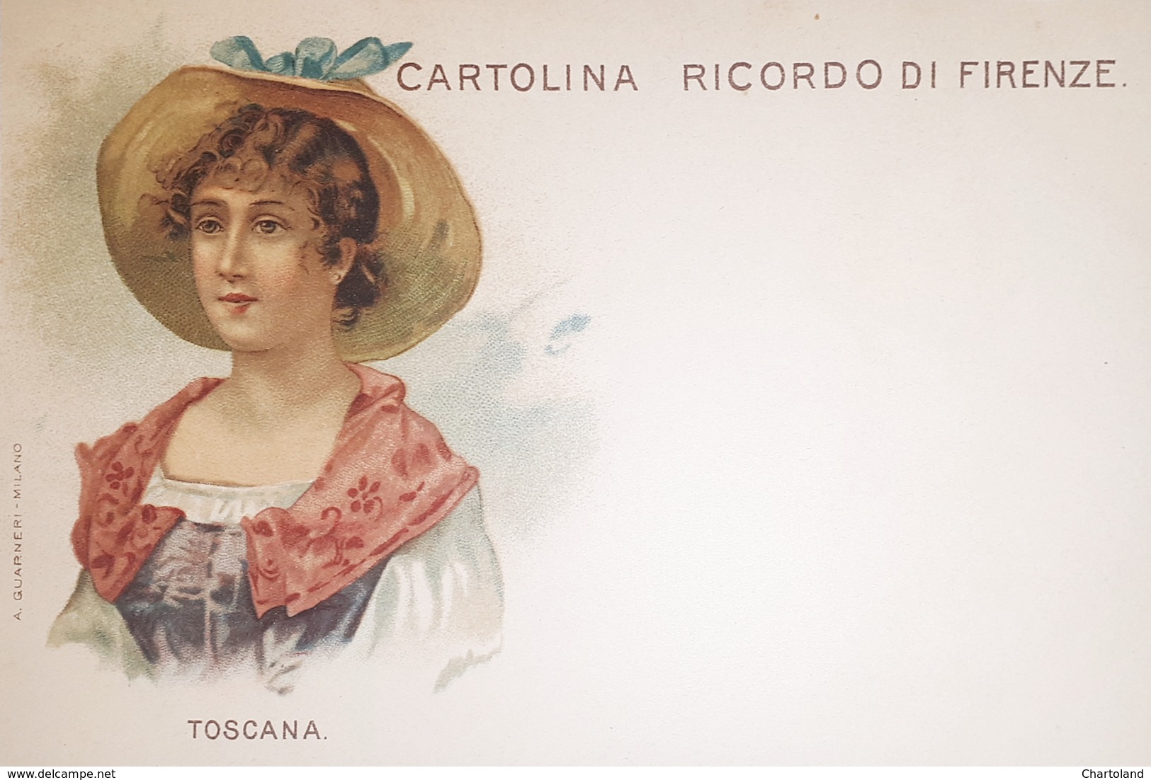 Cartolina - Ricordo di Firenze - Toscana - 1900 ca.