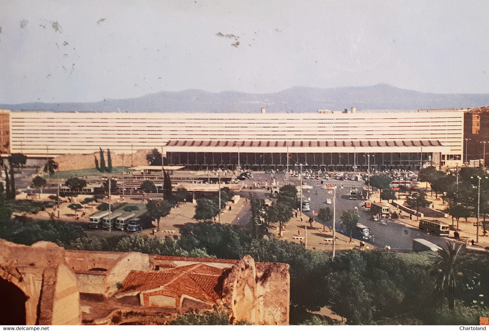 Cartolina - Roma - Stazione Termini - 1950