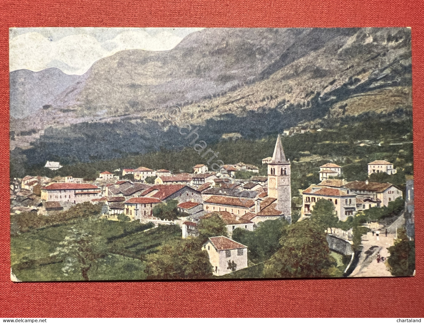 Cartolina - Saint Vincent ( Val d'Aosta ) - Panorama Generale - 1923