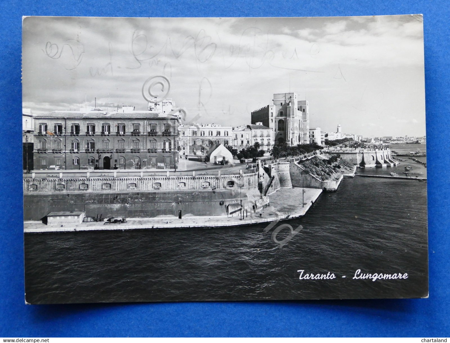 Cartolina Taranto - Lungomare - 1954