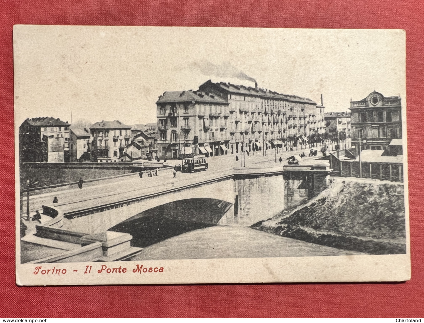 Cartolina - Torino - Il Ponte Mosca - 1910 ca.