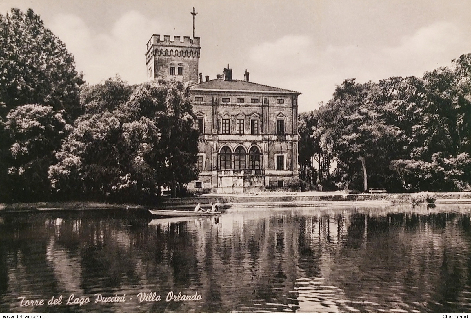 Cartolina - Torre del Lago Puccini - Villa Orlando - 1952