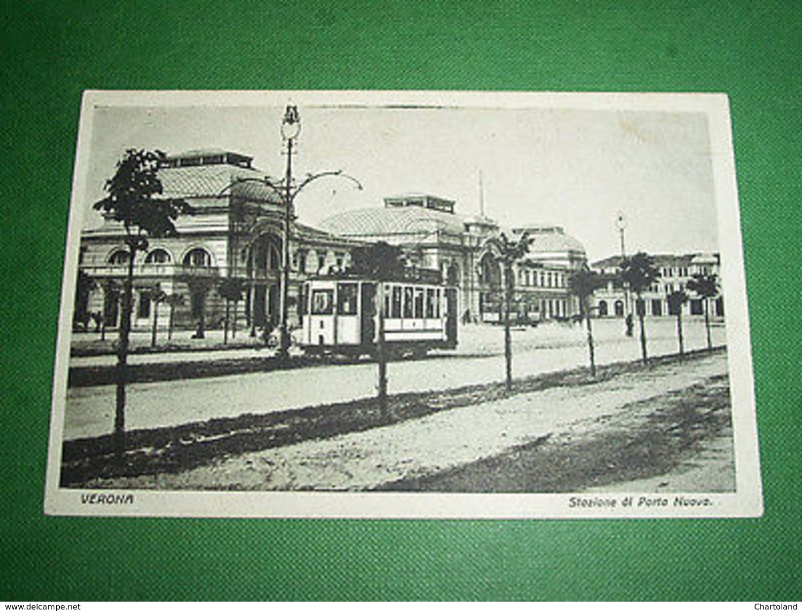 Cartolina Verona - Stazione di Porta Nuova 1930 ca