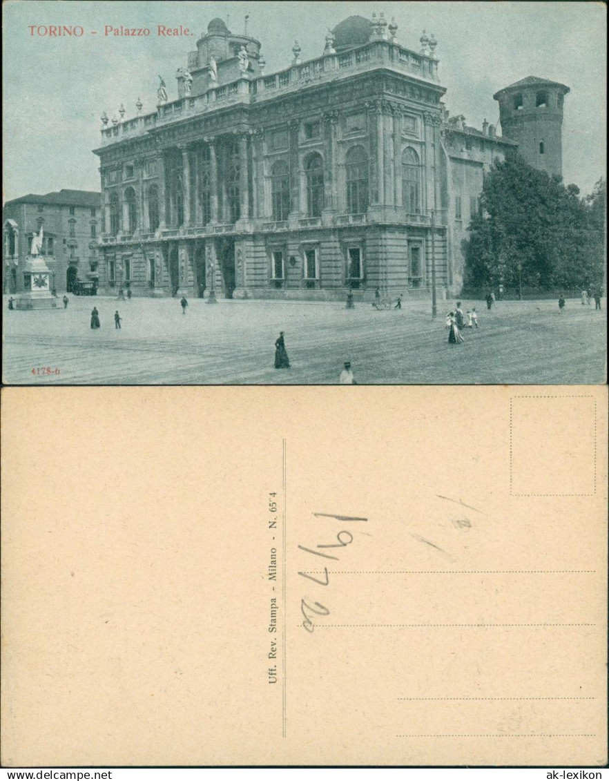 Cartoline Turin Torino Palazzo Reale 1920