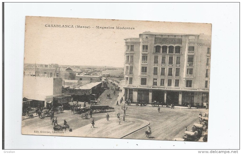 CASABLANCA (MAROC) MAGASINS MODERNES