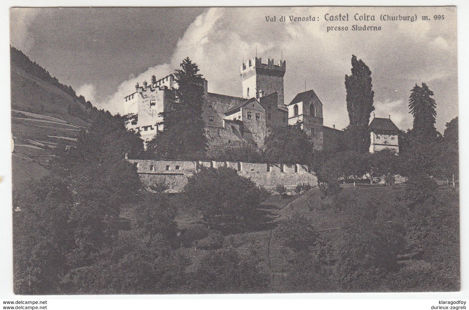 Castel Coira (Churburg), Val di Venosta postcard not travelled b170323