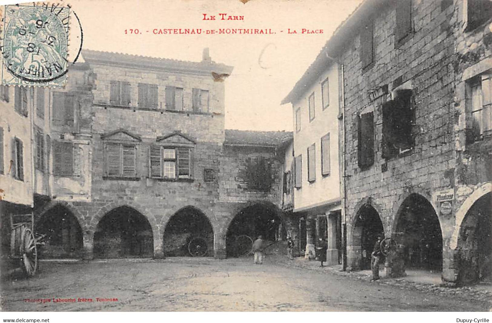 CASTELNAU DE MONTMIRAIL - La Place - très bon état