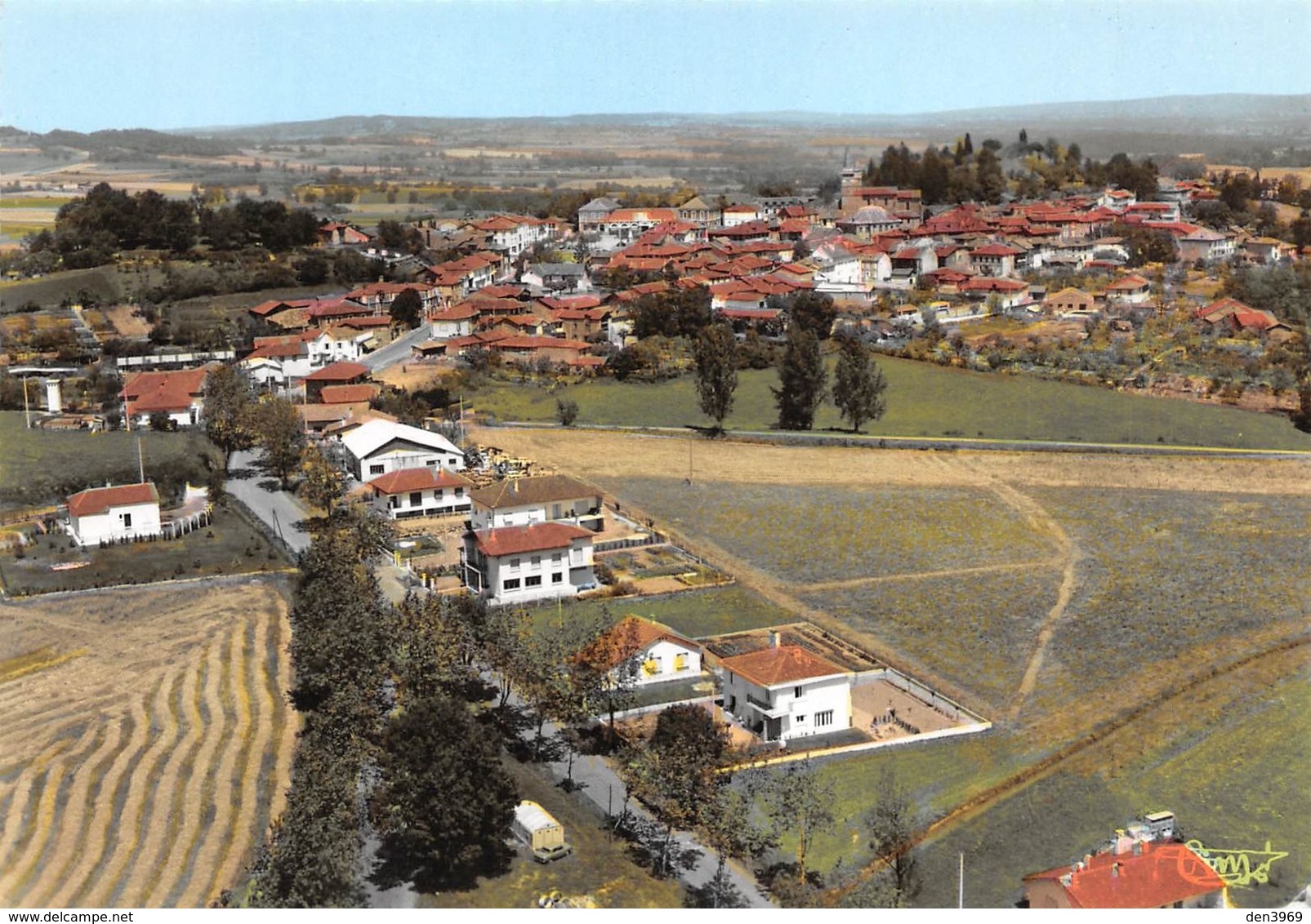 CASTELNAU-MAGNOAC - Vue panoramique aérienne