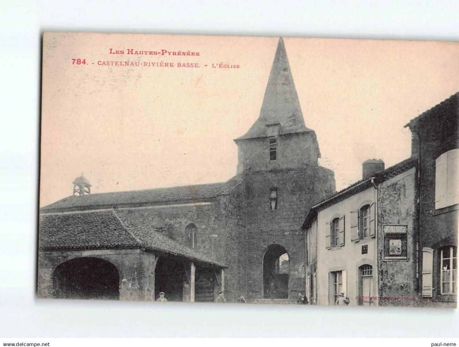 CASTELNAU RIVIERE BASSE : L'Eglise - très bon état