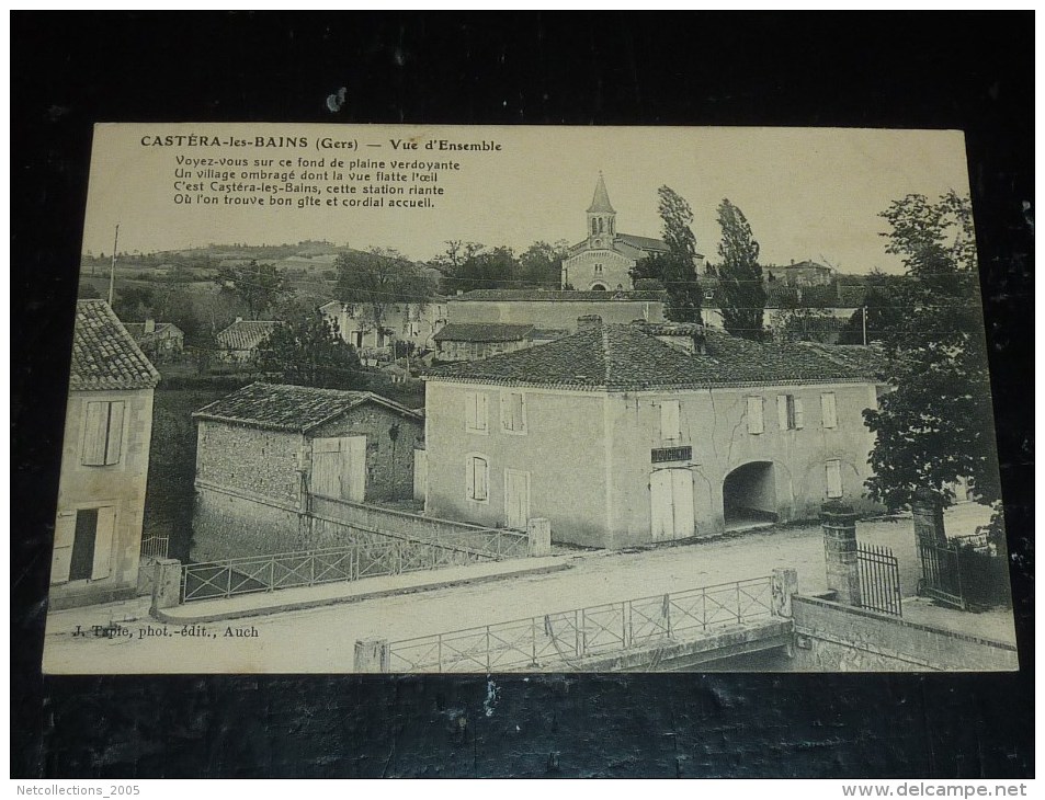 CASTERA-LES-BAINS - VUE D'ENSEMBLE - 32 GERS (N)