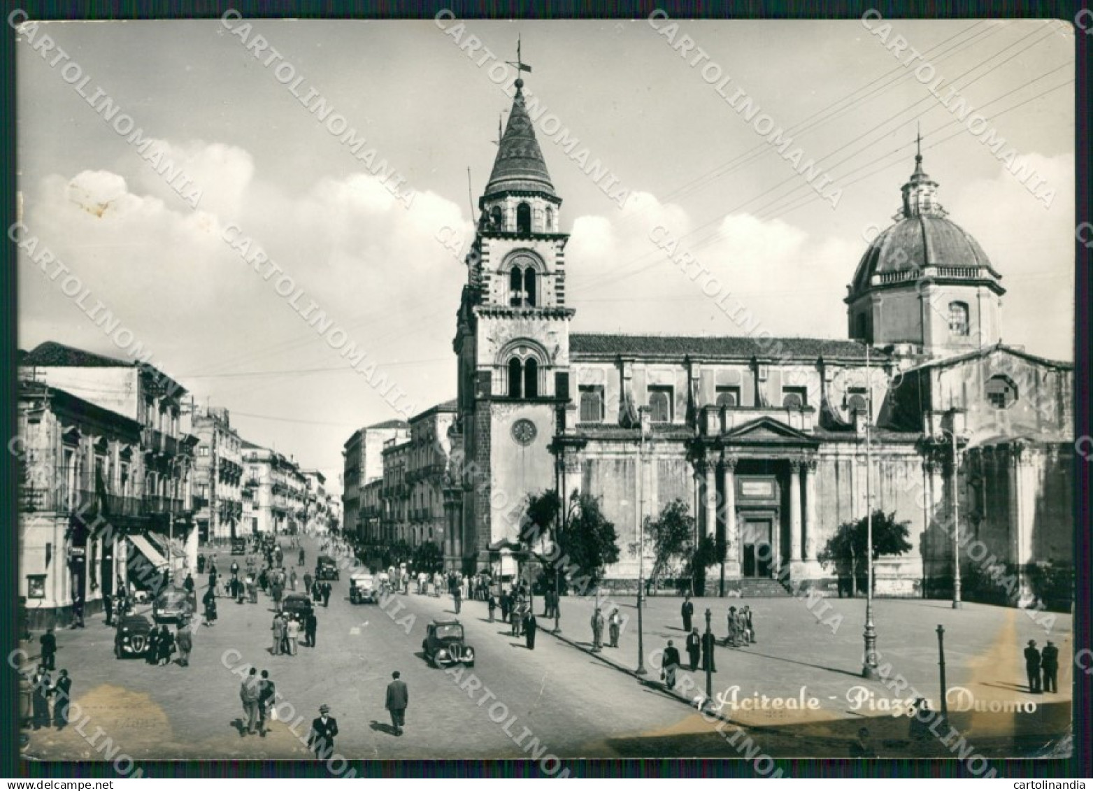 Catania Acireale PIEGHINE MACCHIA Foto FG cartolina ZKM7724