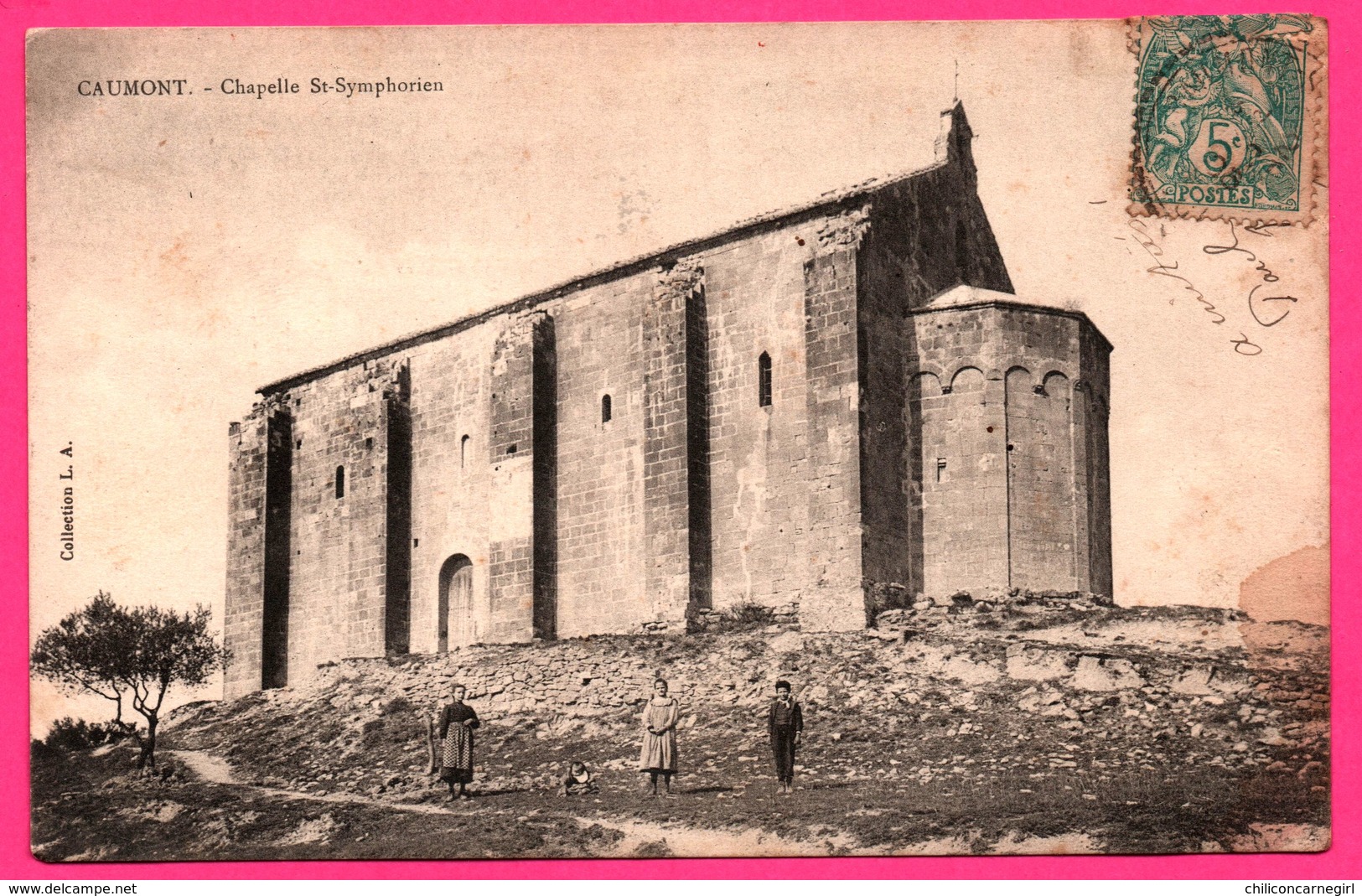 Caumont sur Durance - Chapelle Saint Symphorien - St - Animée - Collection L.A.