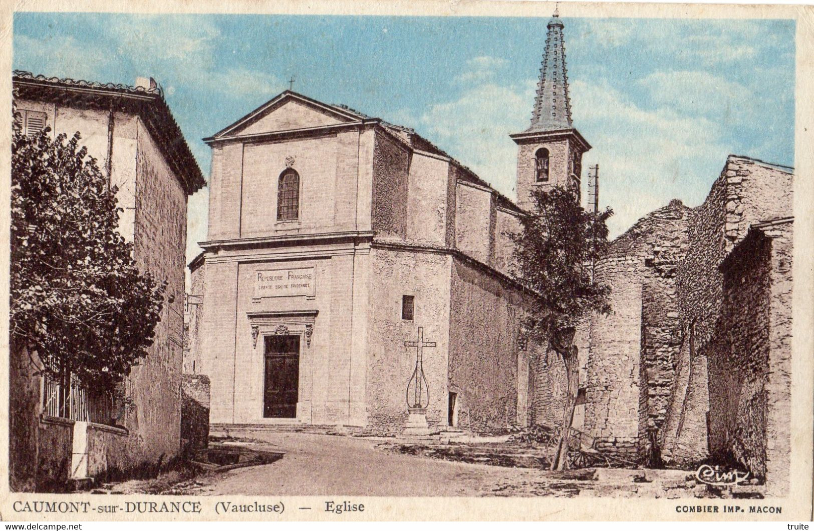 CAUMONT-SUR-DURANCE L'EGLISE