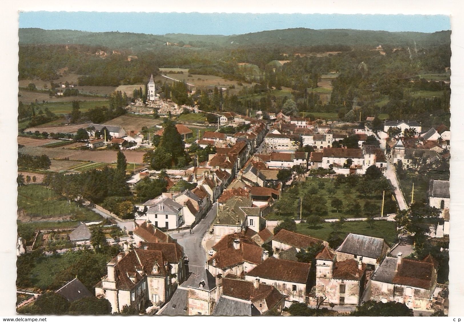 Cazals  - Vue generale  Aerienne  - CPSM°