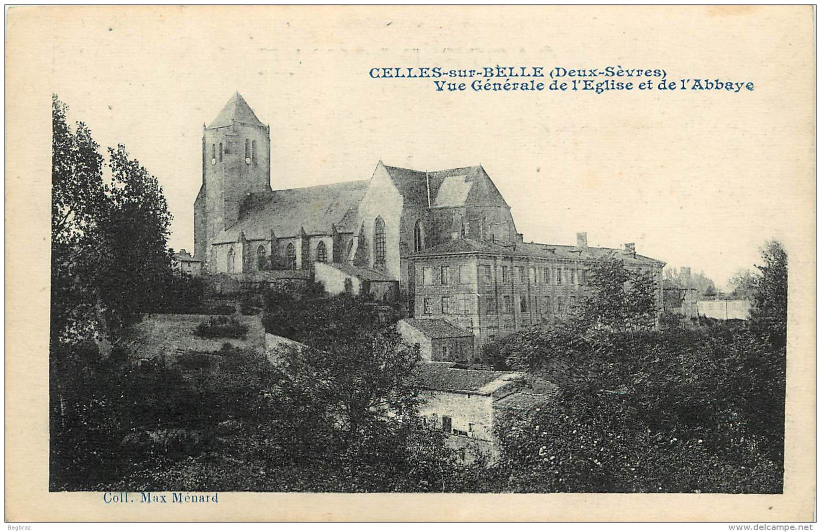 CELLES SUR  BELLE       EGLISE ABBAYE