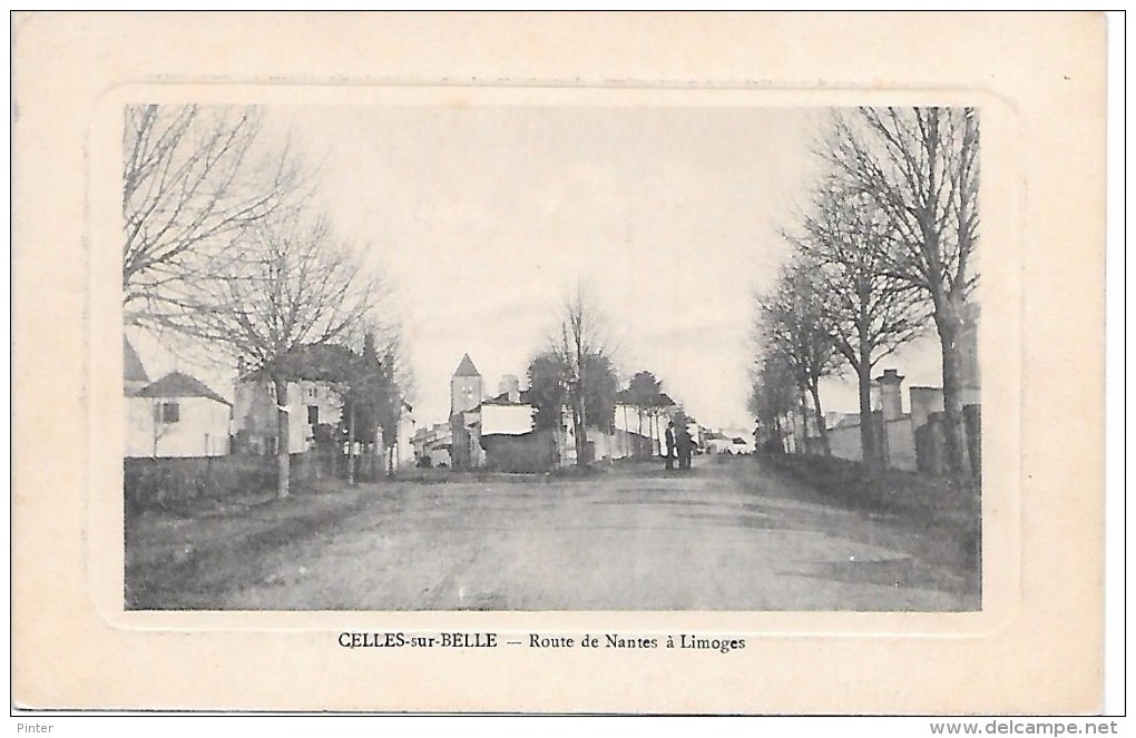 CELLES SUR BELLE - Route de Nantes à Limoges