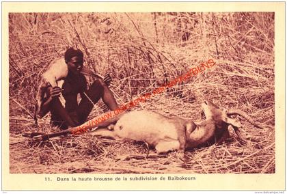 Dans la haute brousse de la subdivision de Baïbokoum