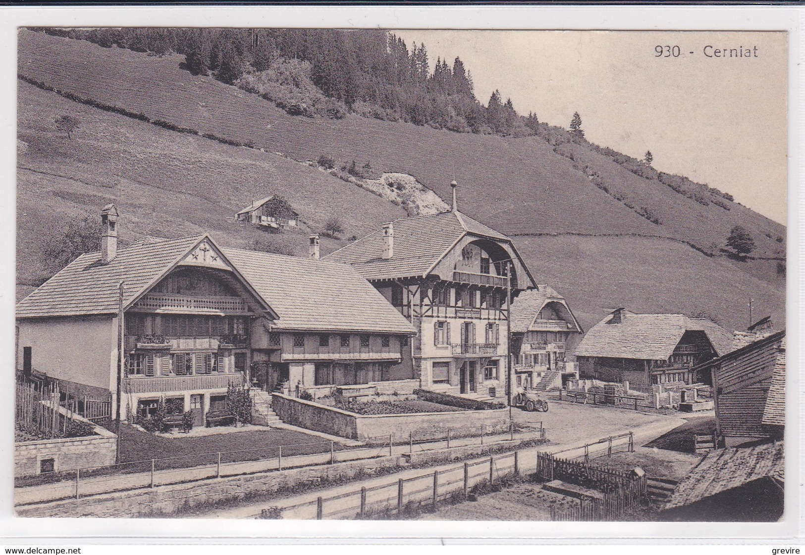 Cerniat, centre du village