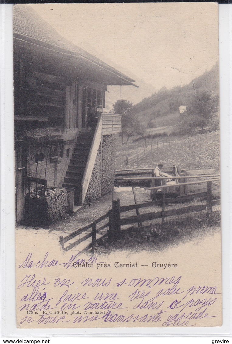 Cerniat, chalet près du village