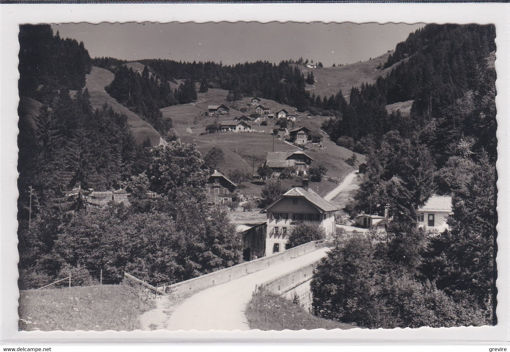 Cerniat, Les Riaux. Carte-photo