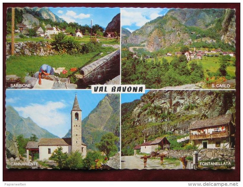 Cevio (TI) - Mehrbildkarte "Val Bavona"