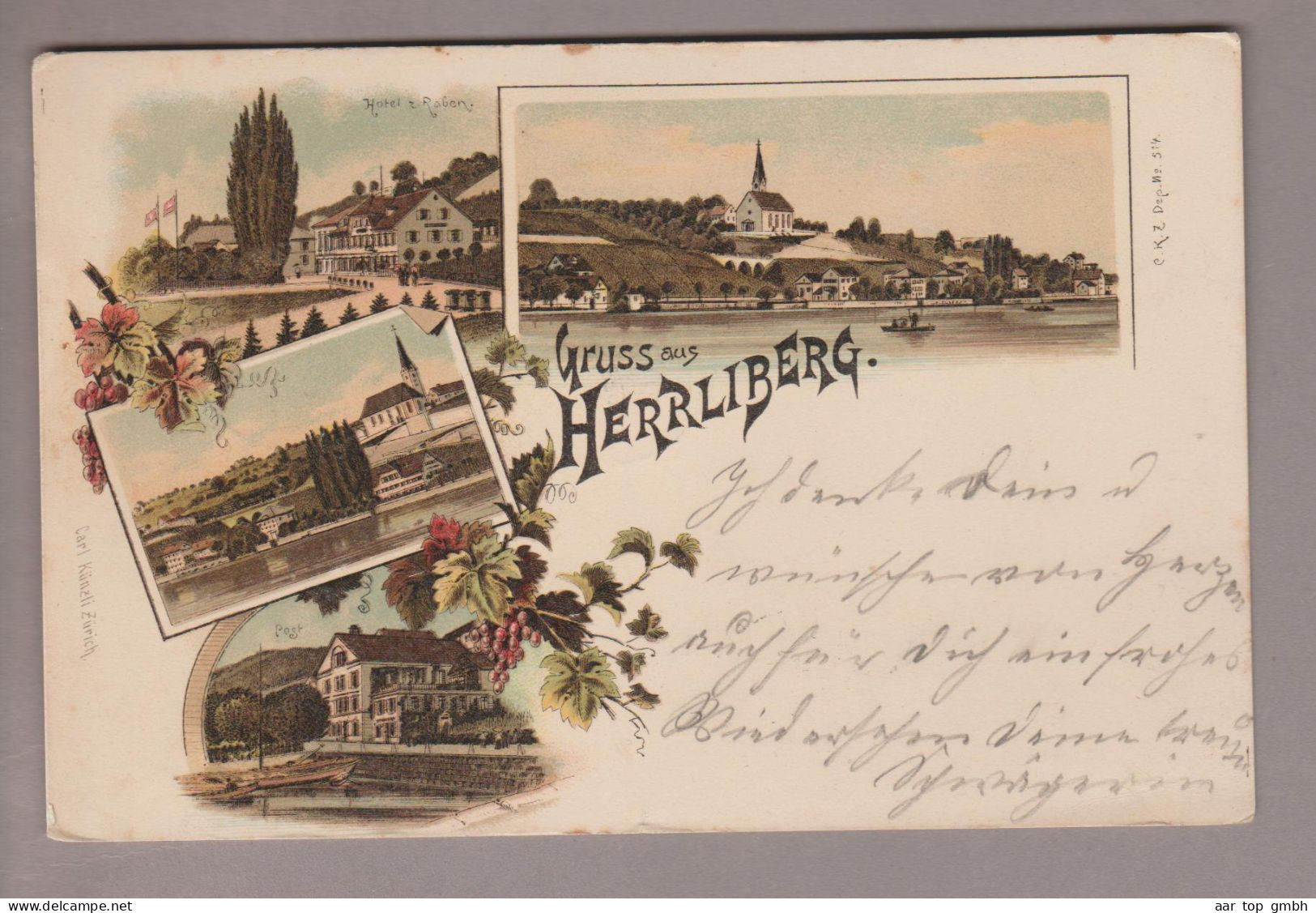 CH ZH Herrliberg 1899-06-11 Litho C.K.Z #514