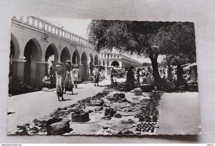 Cpsm, Fort Lamy, un coin du marché, Tchad