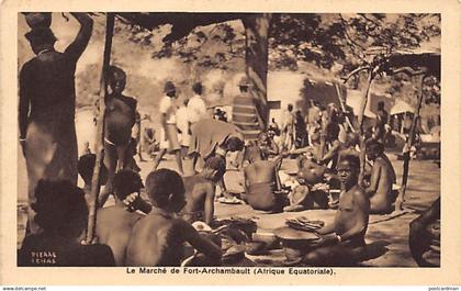 Tchad - FORT-ARCHAMBAULT - Le marché - Ed. Audry