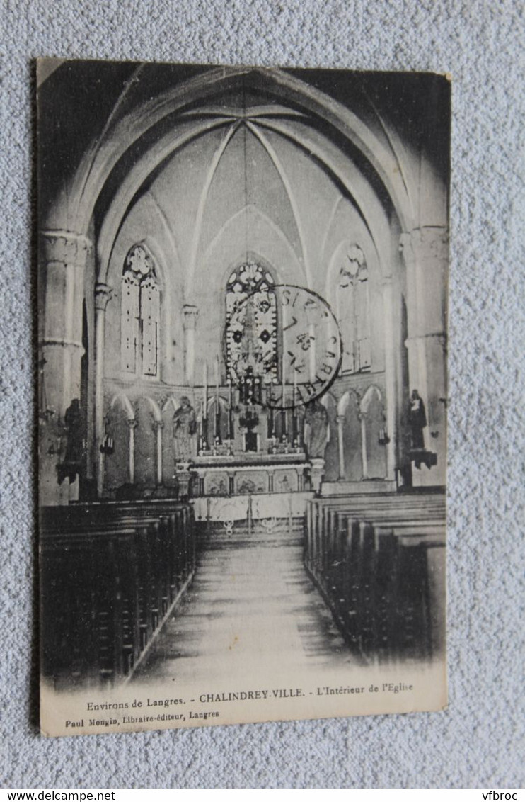 Chalindrey Ville, l'intérieur de l'église, haute Marne 52