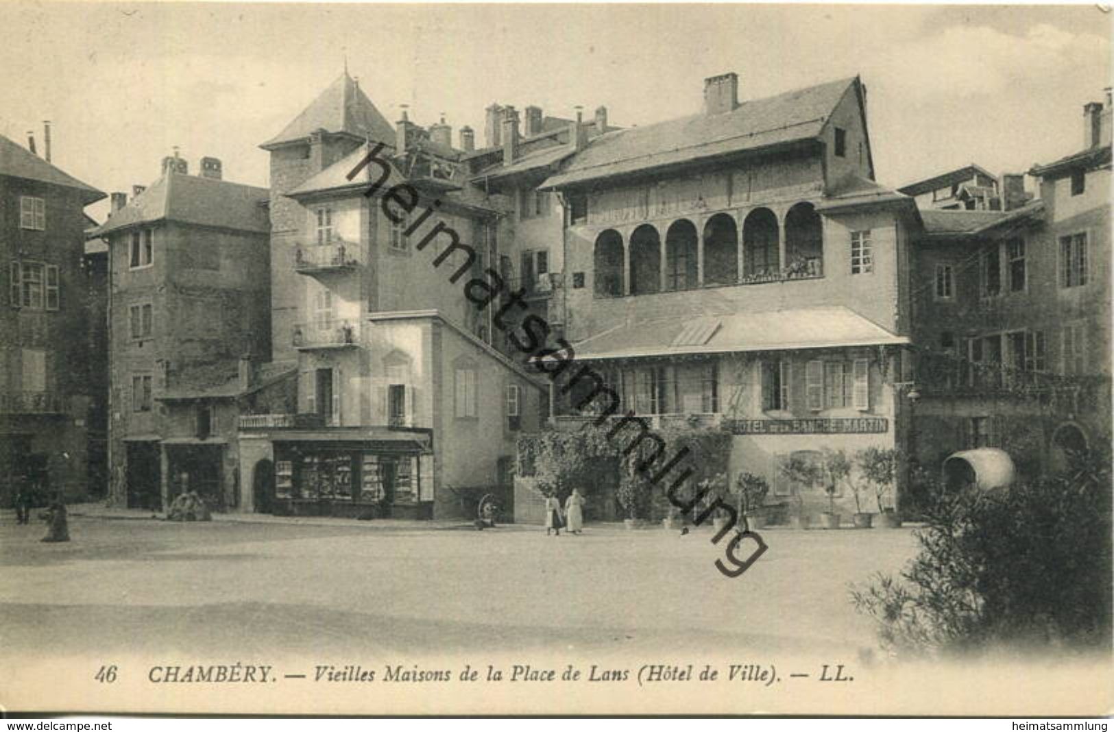 Chambery - Vieilles Maisons de la Place de Lens