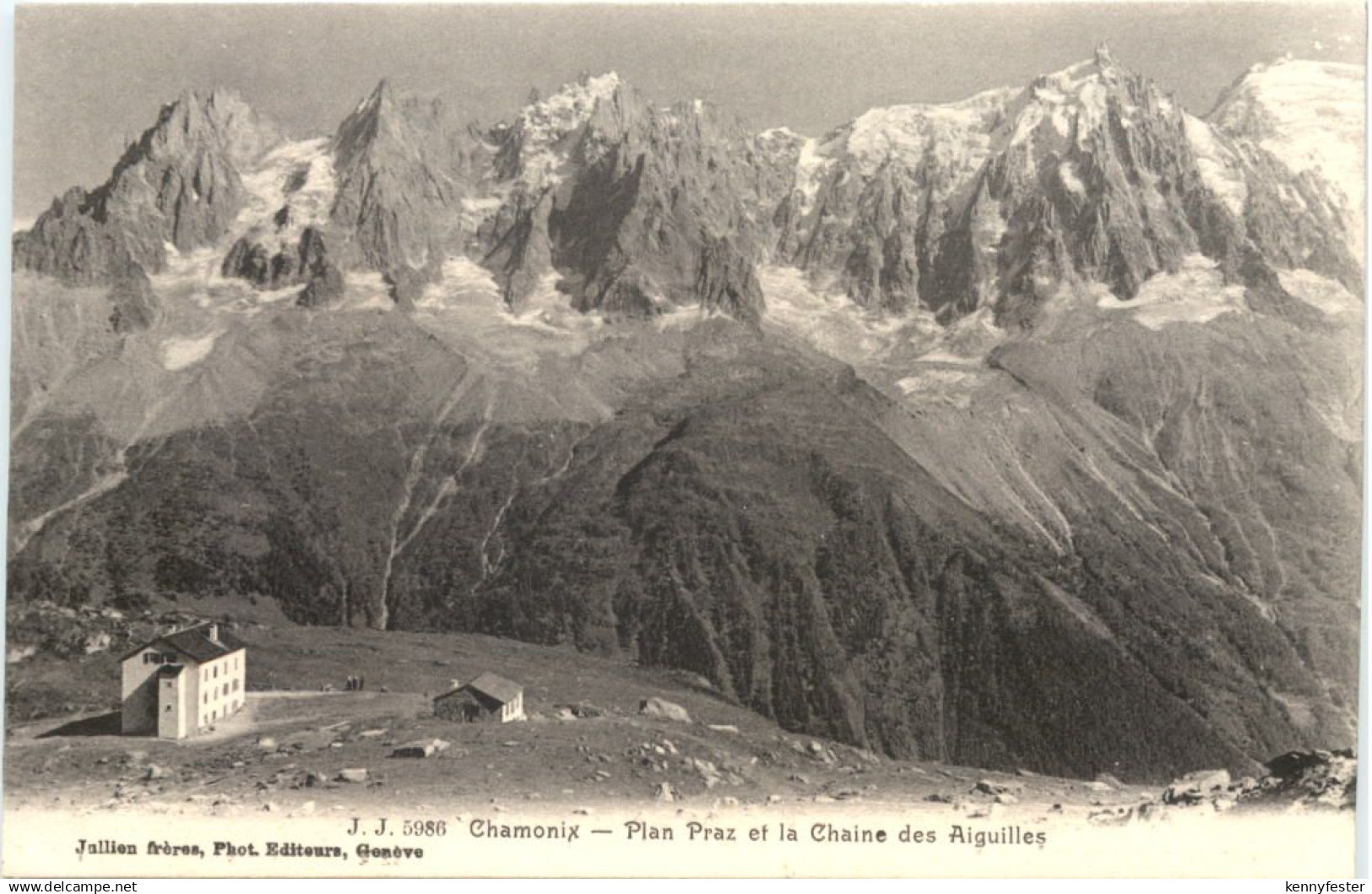 Chamonix, Plam Praz et la Chaine des Aiguille