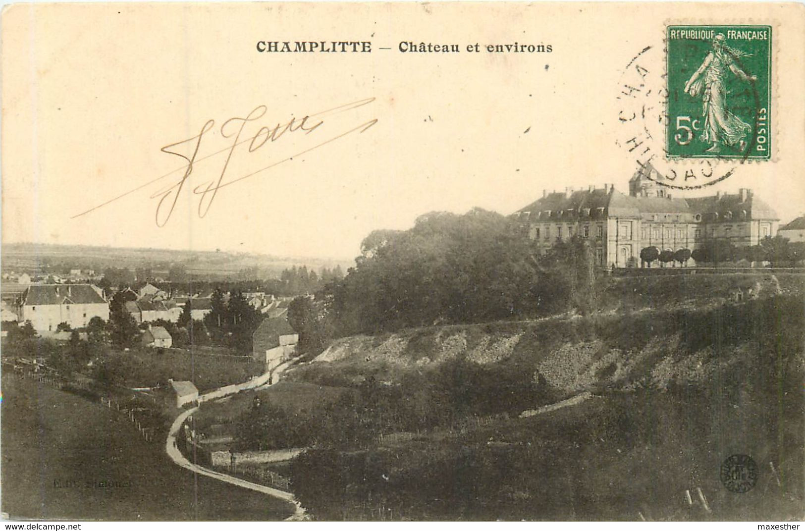 CHAMPLITTE château et environs