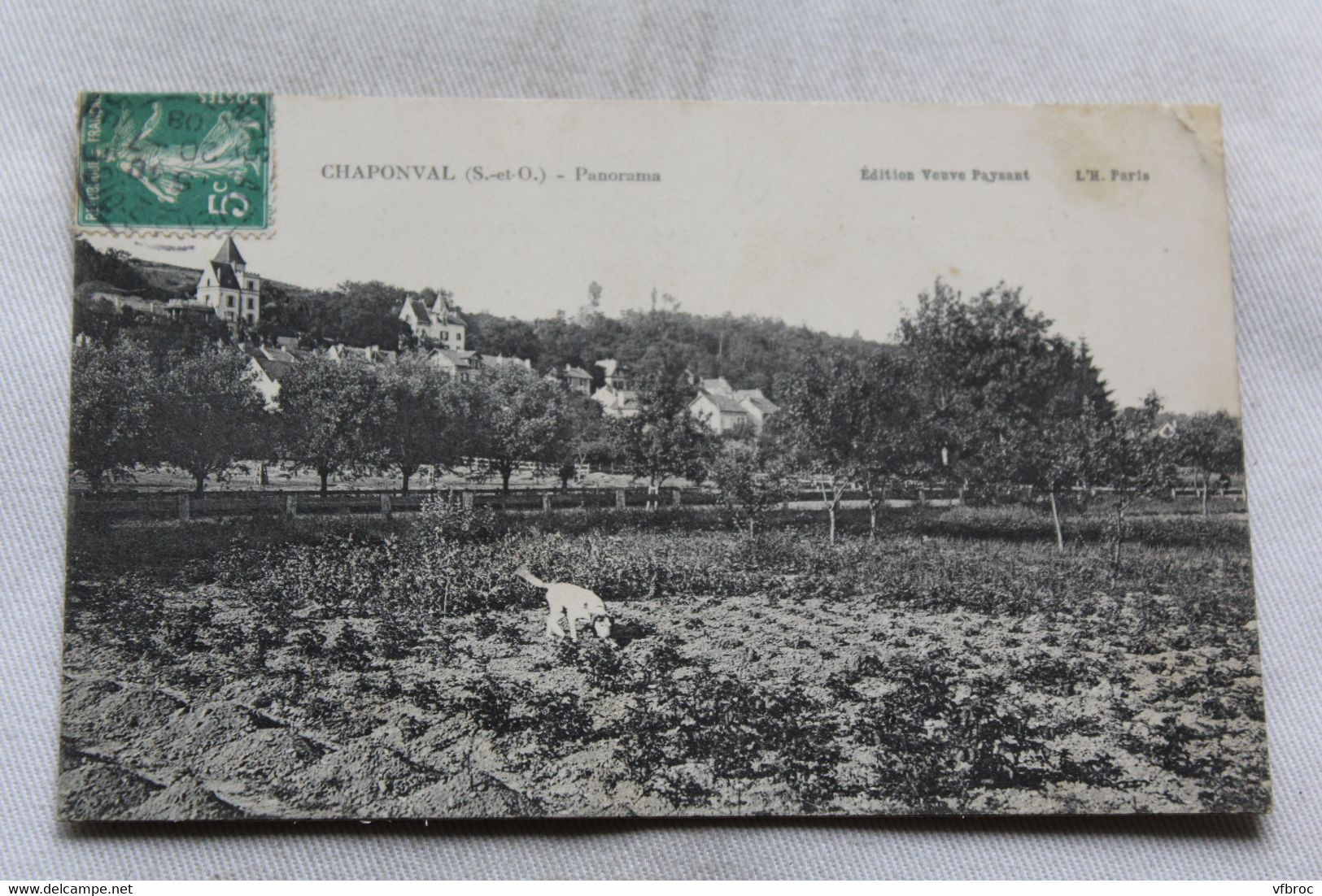 Chaponval, panorama, Val d'Oise 95