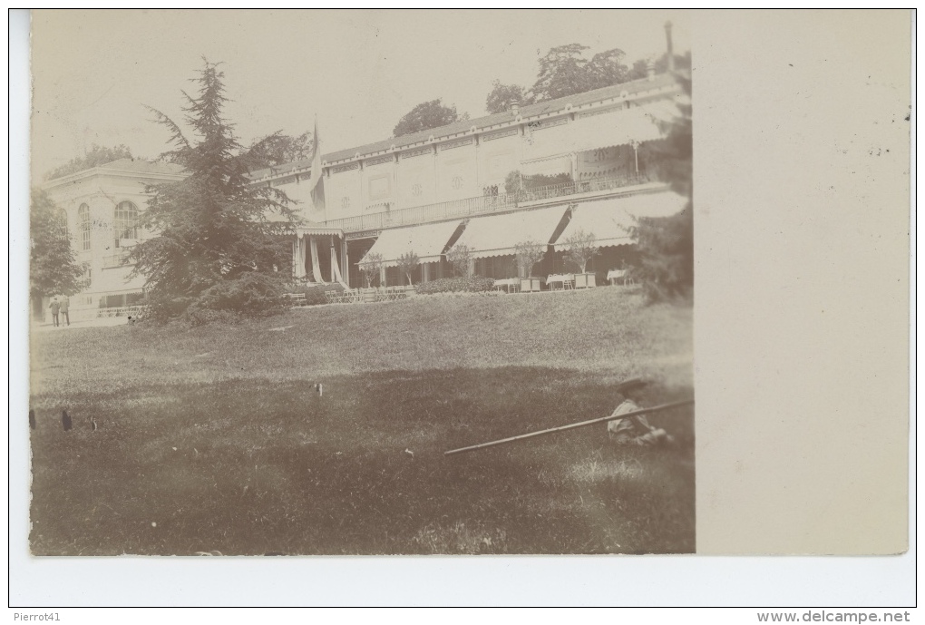 CHARBONNIERE LES BAINS - Belle carte photo du Casino de Charbonnière en 1904