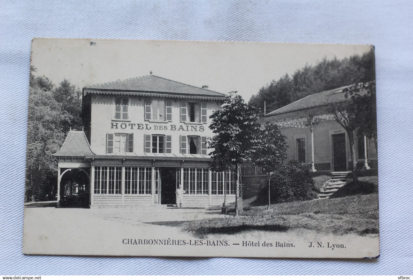 Charbonnières les Bains, hôtel de bains, Rhône 69