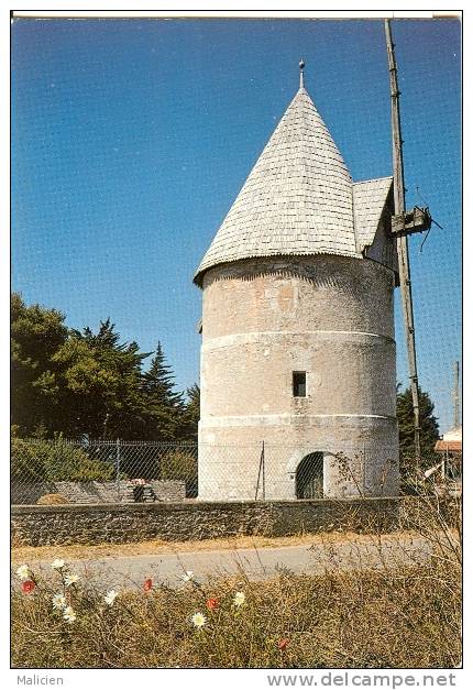 CHARENTE MARITIME- ile d oleron- ref 1719-  la bree - moulin a vent de la bree -cpsm grand format  -carte bon etat -