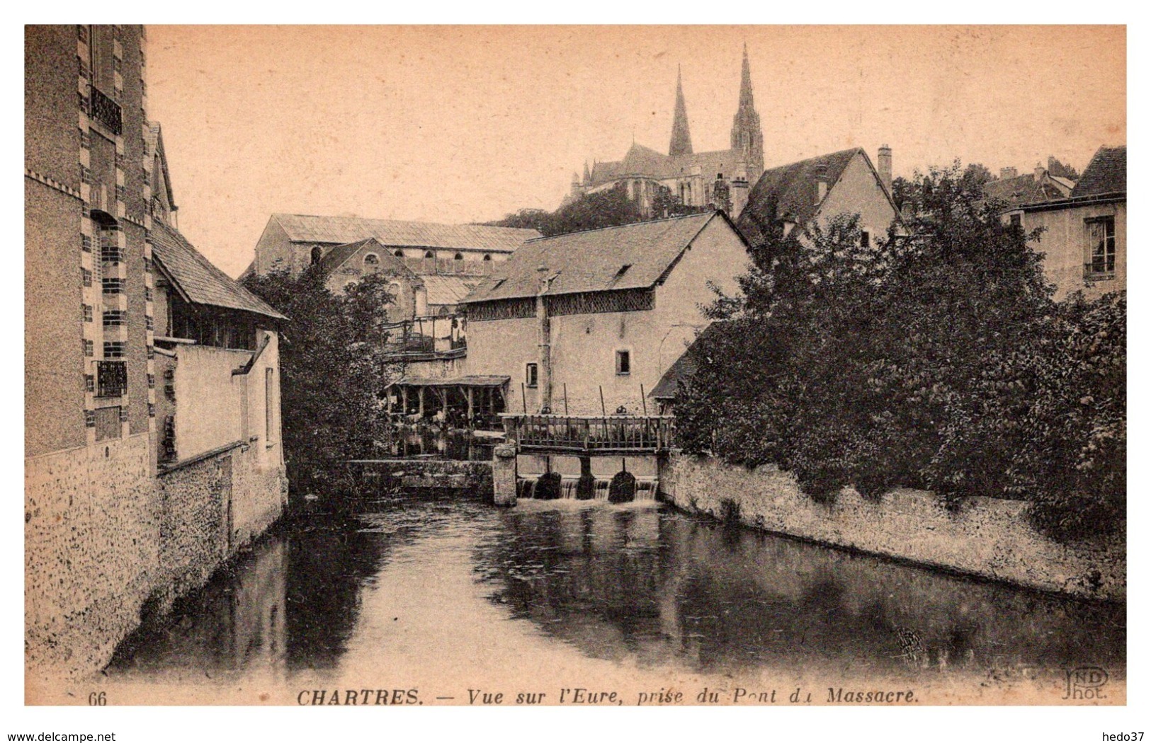 Chartres - Vue de l'Eure