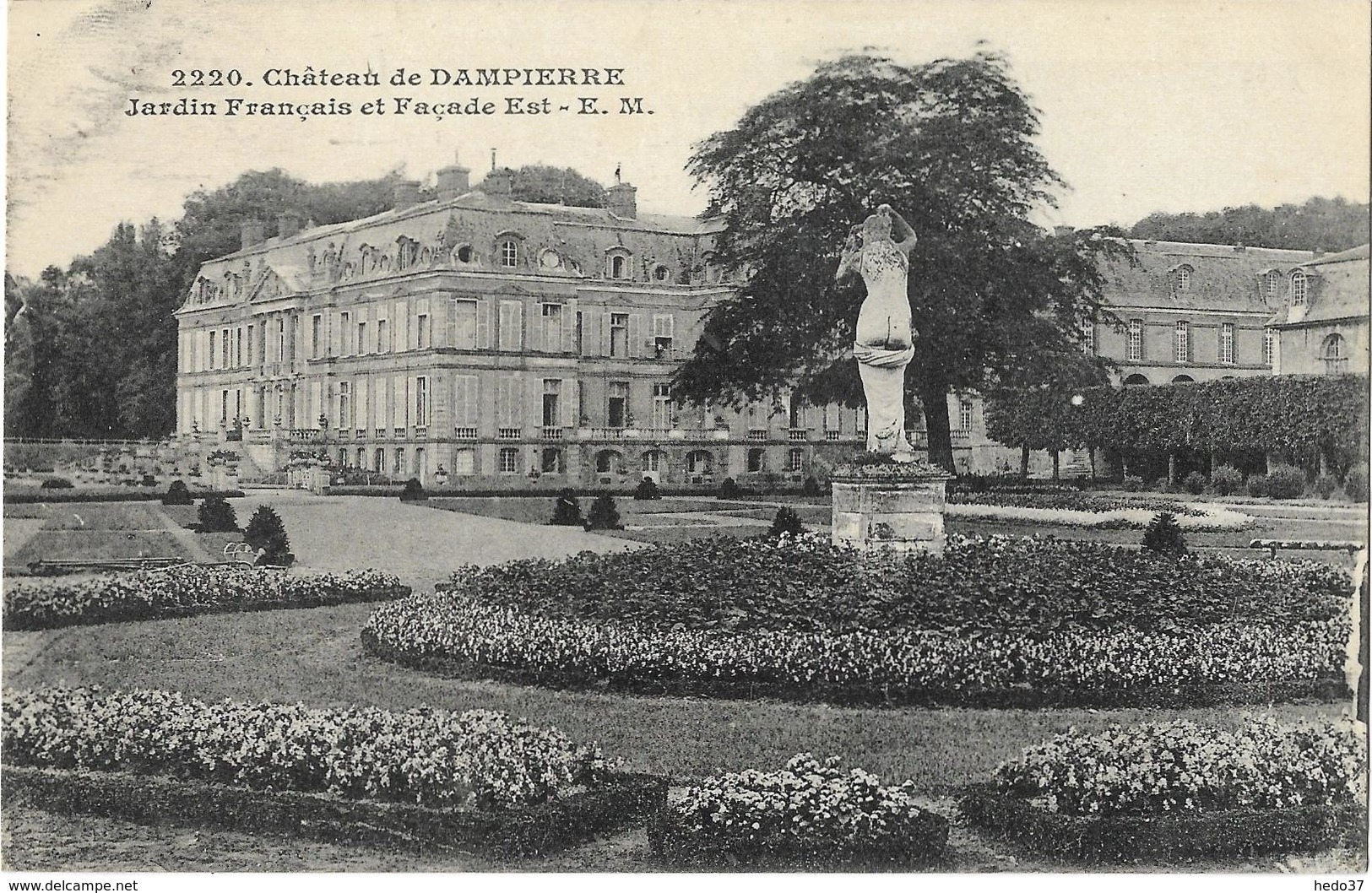 Château de Dampierre - Jardin Français et Façade Est