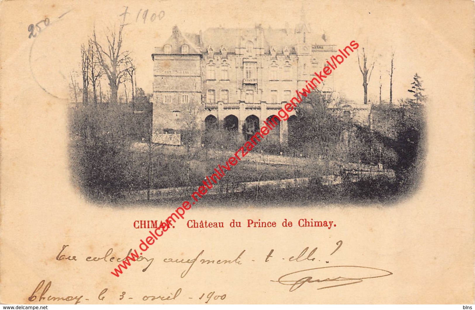 Château du Prince de Chimay - 1900 - Chimay