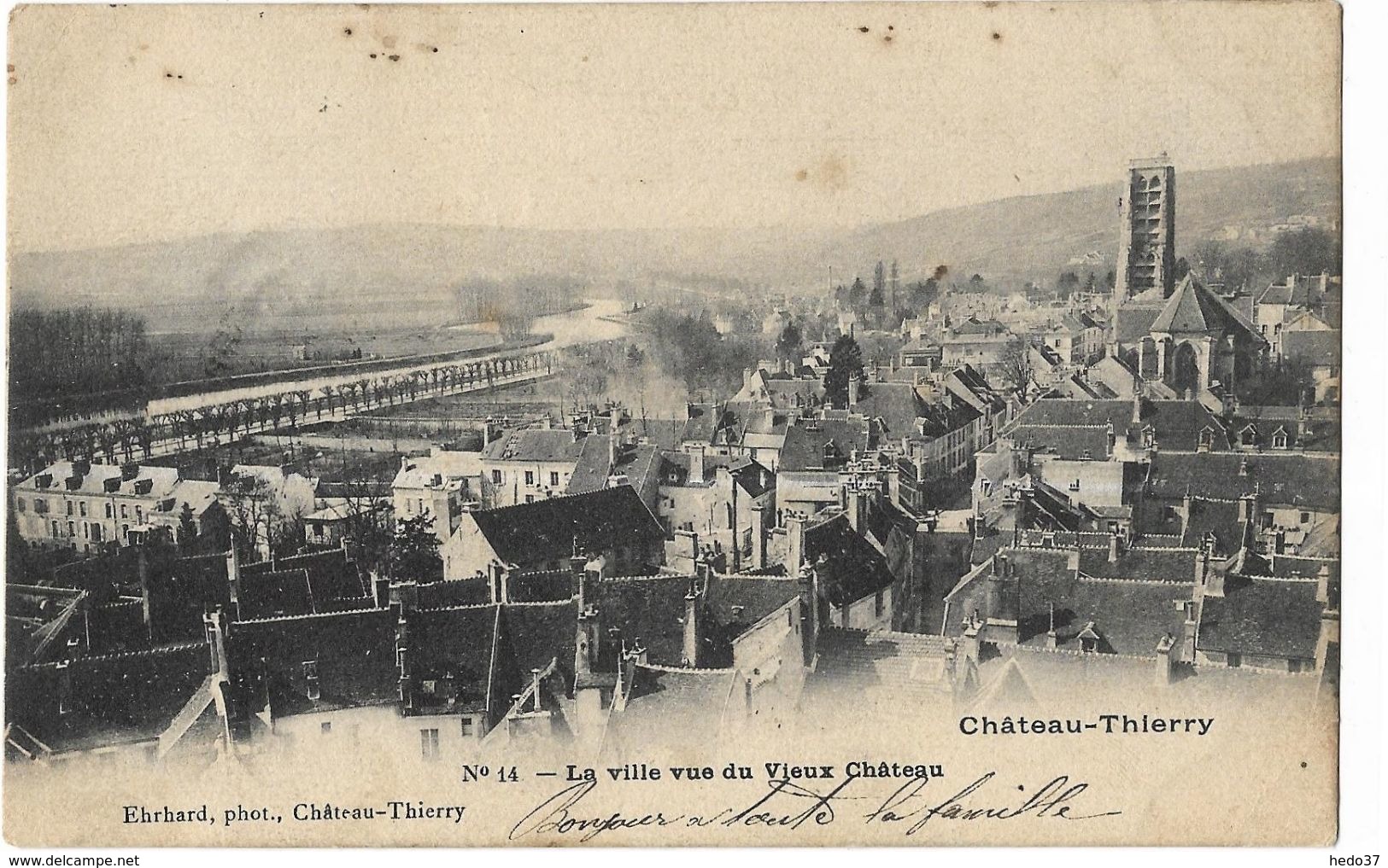 Château-Thierry - La ville vue du Vieux Château