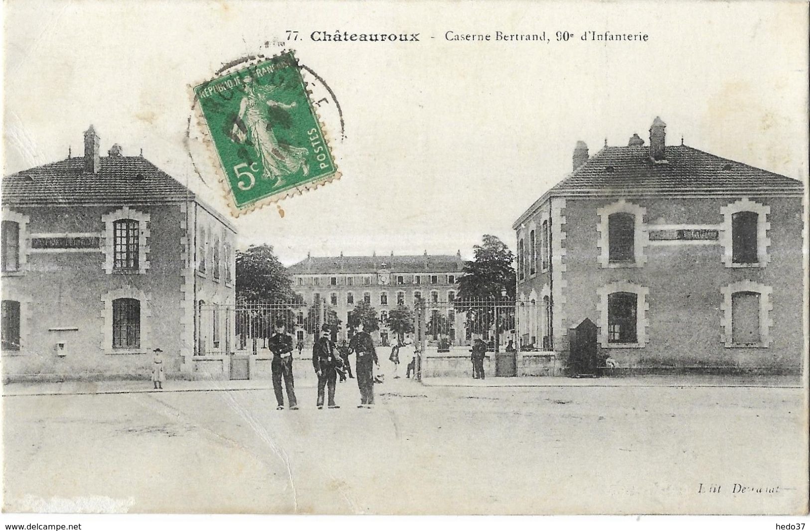 Châteauroux - Caserne Bertrand, 90e d'Infanterie