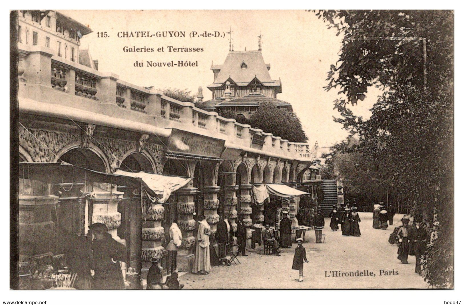 Châtel-Guyon - Galeries et Terrasses du Nouvel Hôtel