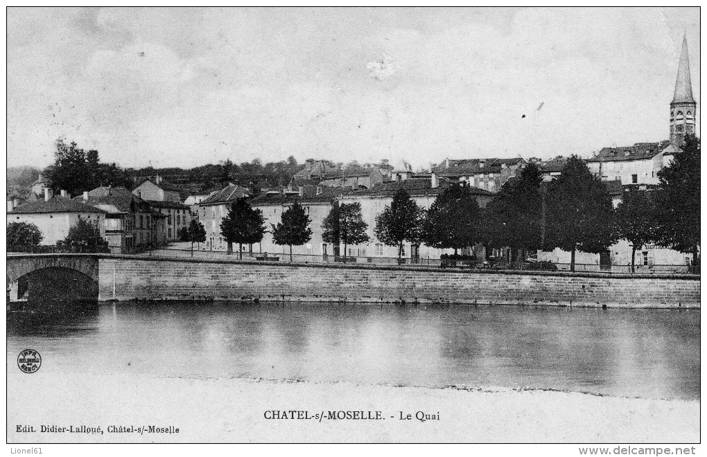 CHATEL-sur-MOSELLE : (88) Le quai