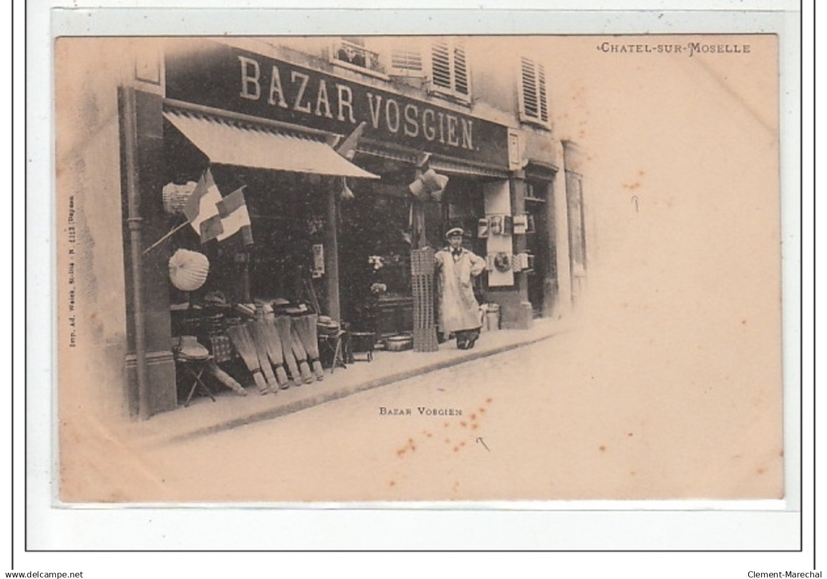 CHATEL SUR MOSELLE - Bazar Vosgien - état (traces)