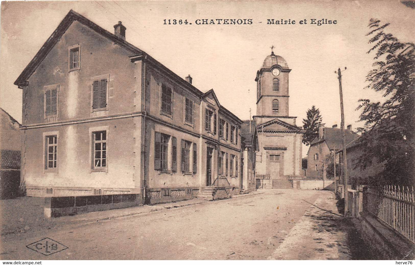 CHATENOIS - Mairie et Eglise