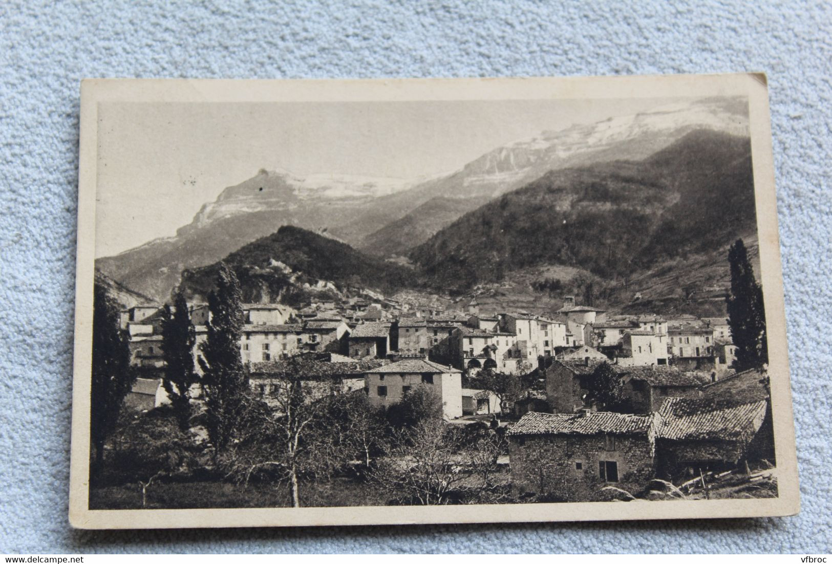 Chatillon en Diois, vue générale, mont Glandaz, Drôme 26