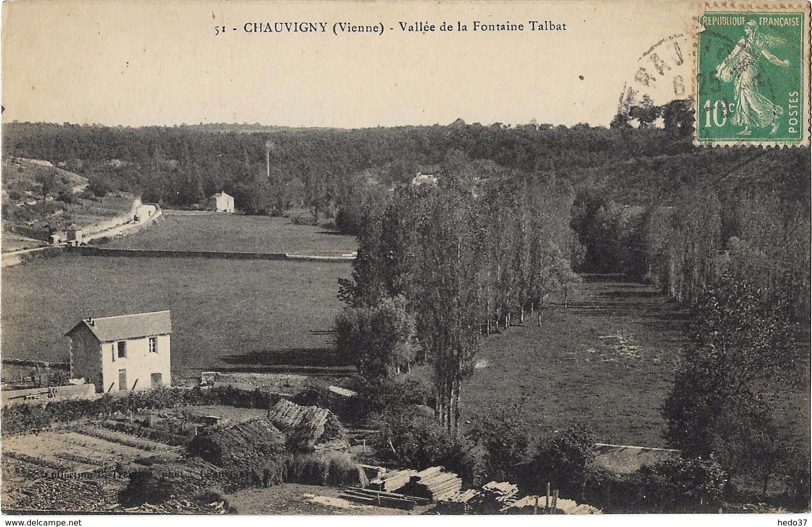 Chauvigny - Vallée de la Fontaine Talbat