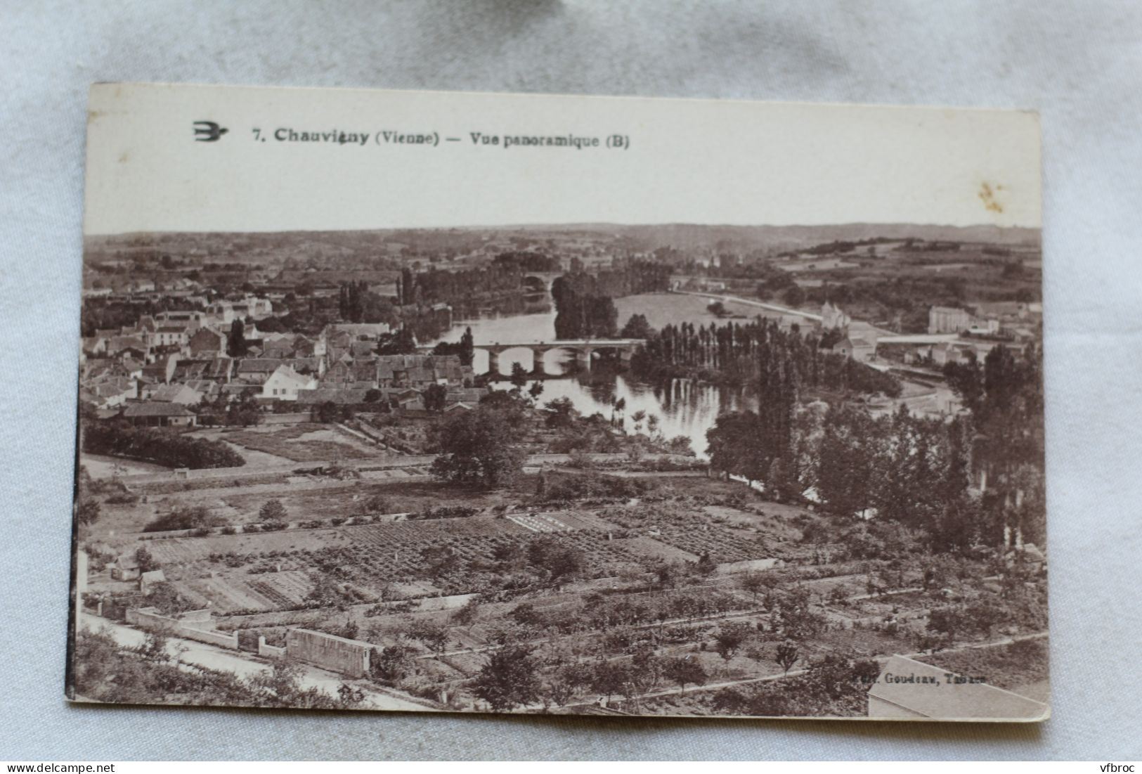 Chauvigny, vue panoramique, Vienne 86